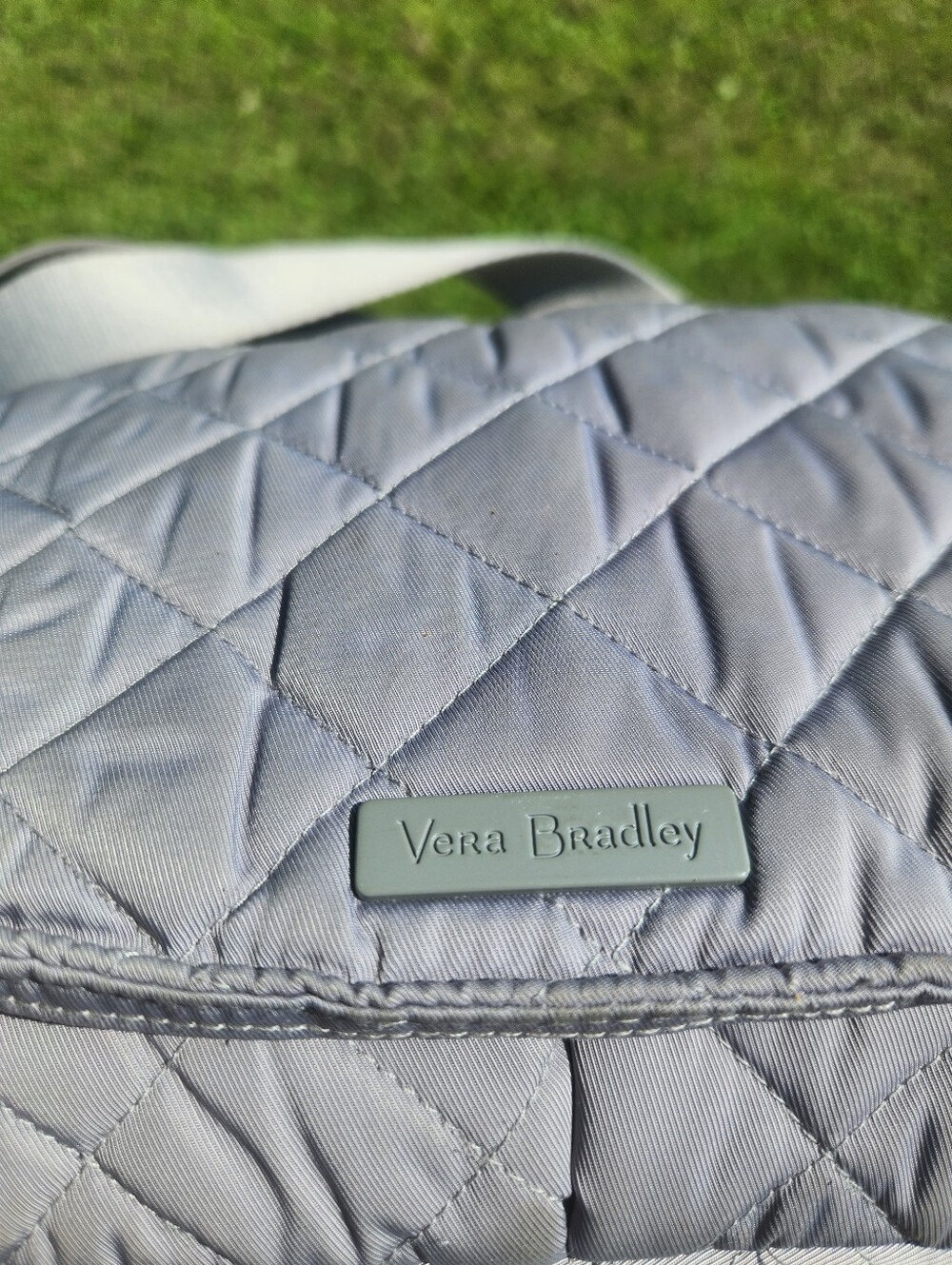 Vera Bradley Carson Shoulder Bag in Tranquil Gray Performance Twill. - Picture 6 of 12